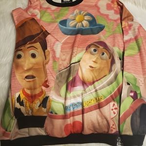 Disney Toy Story Buzz and Woody Sweatshirt Sweater